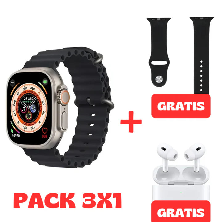 SmartWatch ULTRA™ + Airpods pro 2 de REGALO