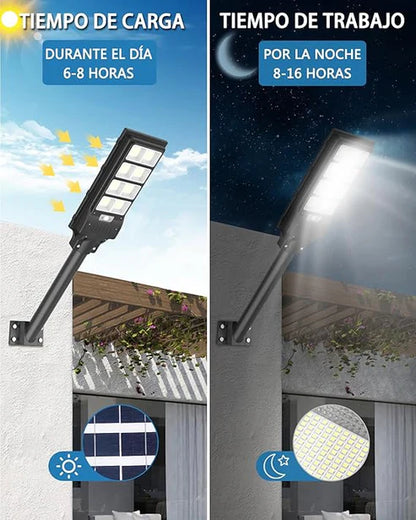 Farola Premium con Sensor solar y mando - PowerLight™