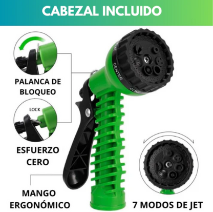 Manguera Extensible hasta 30 metros ANTINUDOS- ExtensionWater™