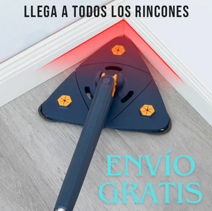 Mopa triangular 360º Autoescurrible - 3 Recambios de REGALO