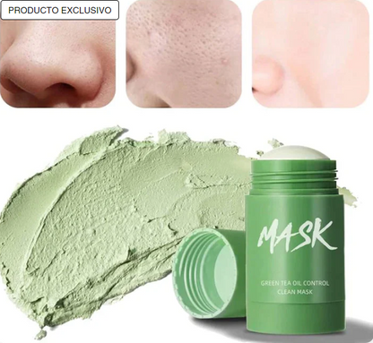 ANTIPUNTOS NEGROS - Mascarilla de Te Verde CLEANMASK™ -  1+1 GRATIS