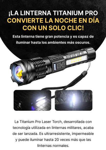 Linterna Military - UltraTactic™+ Cargador Rapido y Estuche profesional