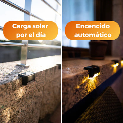 Luces LED con carga solar SUPERLIGHT™ ( SUPER PACK +4 )