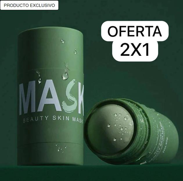 ANTIPUNTOS NEGROS - Mascarilla de Te Verde CLEANMASK™ -  1+1 GRATIS