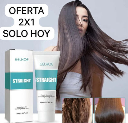 Crema ALISADORA y REPARADORA para cabello ( 1 + 1 GRATIS  )